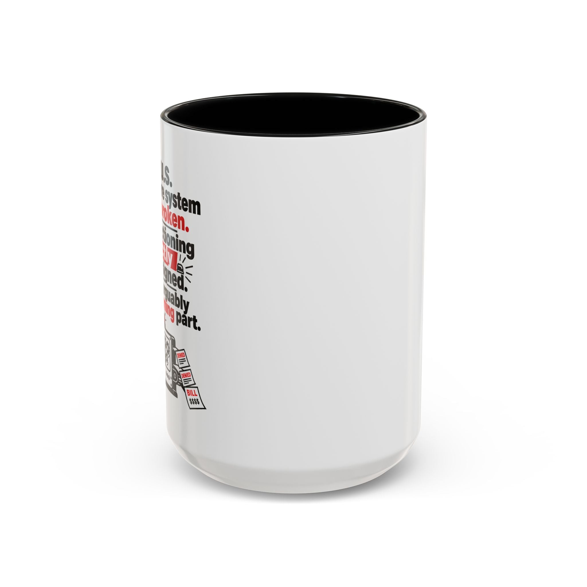 Funny Coffee Mug - 'I Rest My Case' Espresso Lawyer Design (11/15 oz Accent Mug)