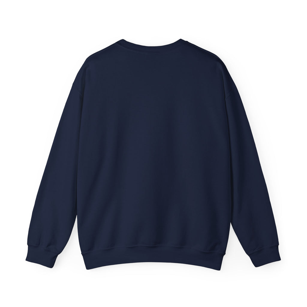 Crewneck Sweatshirt — "Covered in Paid Time Off" Retro Vacation Badge