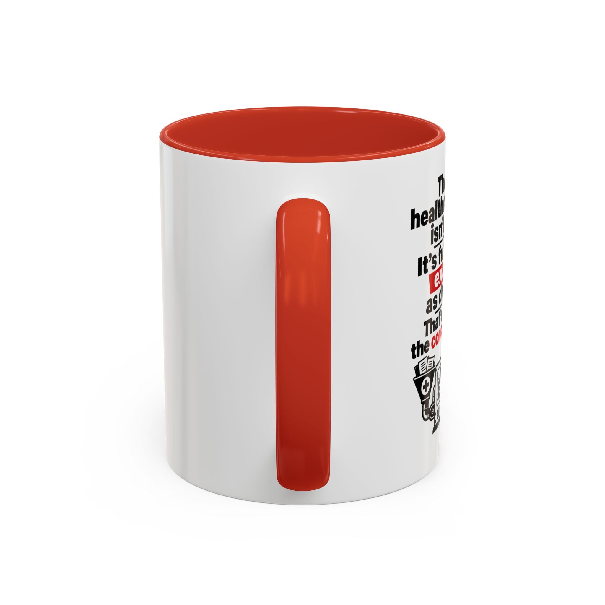 Funny Coffee Mug - 'I Rest My Case' Espresso Lawyer Design (11/15 oz Accent Mug)
