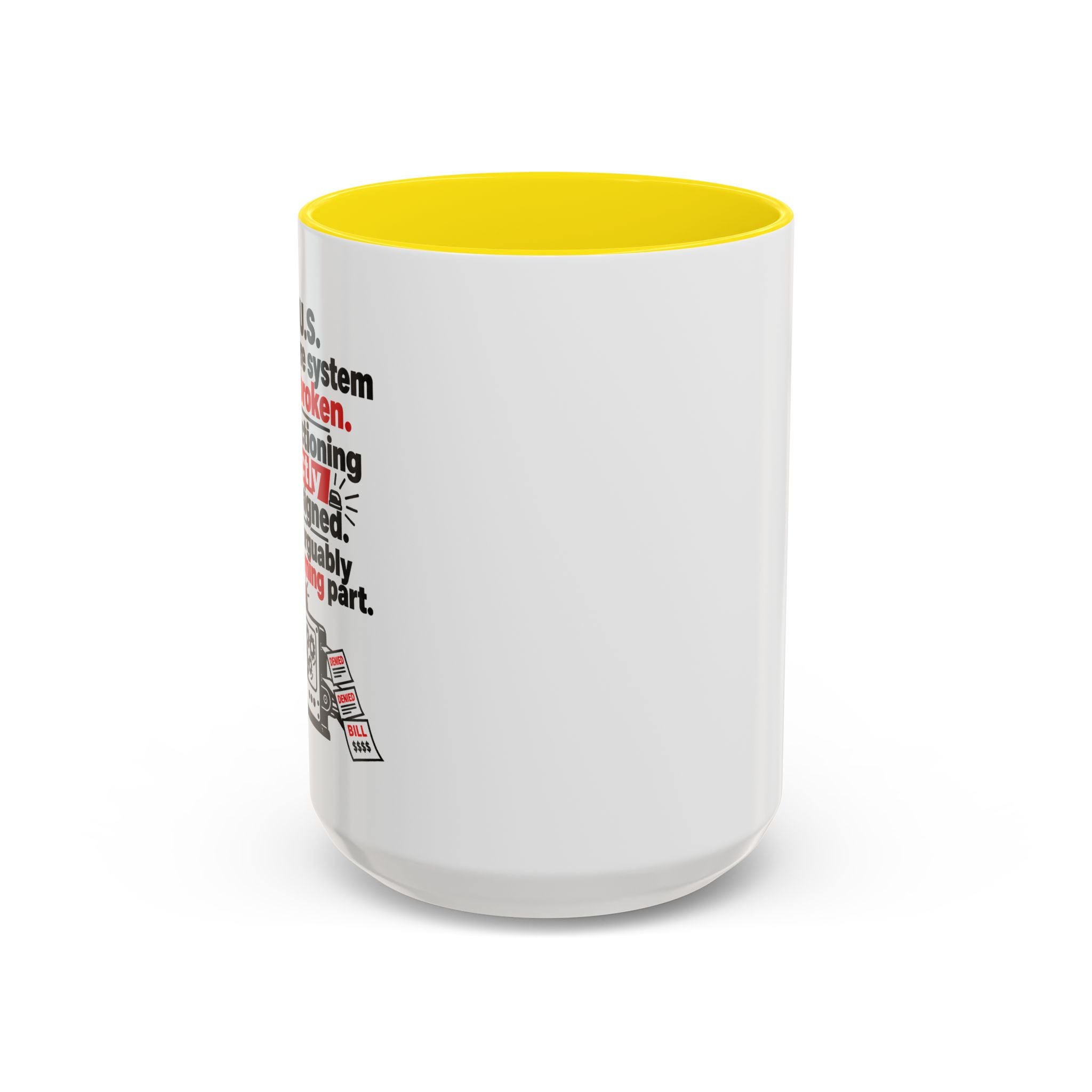 Funny Coffee Mug - 'I Rest My Case' Espresso Lawyer Design (11/15 oz Accent Mug)