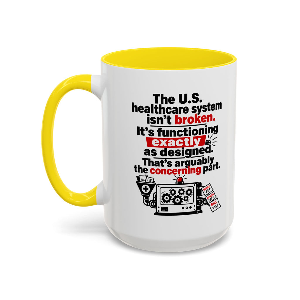 Funny Coffee Mug - 'I Rest My Case' Espresso Lawyer Design (11/15 oz Accent Mug)