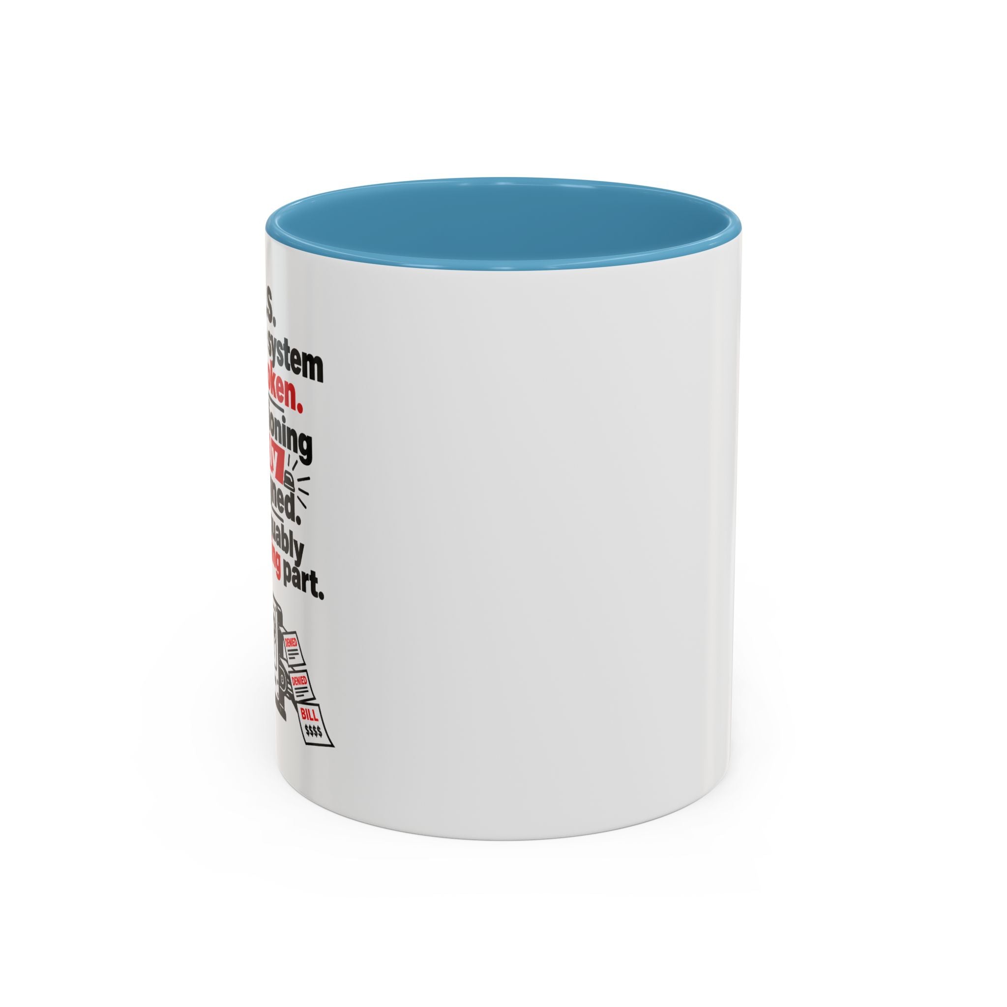 Funny Coffee Mug - 'I Rest My Case' Espresso Lawyer Design (11/15 oz Accent Mug)
