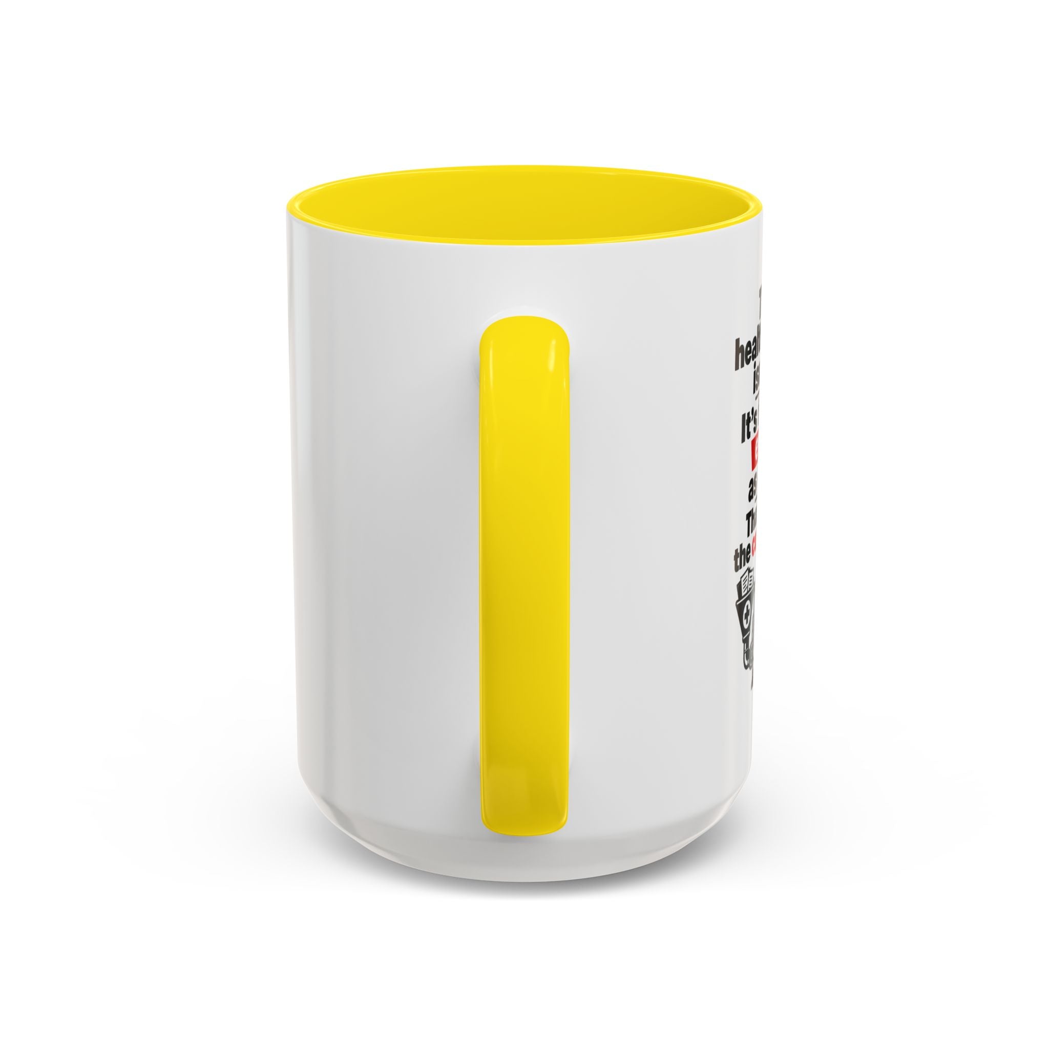 Funny Coffee Mug - 'I Rest My Case' Espresso Lawyer Design (11/15 oz Accent Mug)