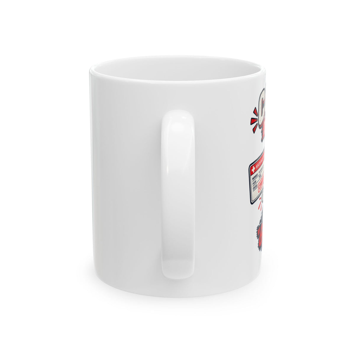 Ceramic Mug - Funny Grumpy Mail Carrier Design: "I Delivered It, That Doesn’t Mean I Did My Job"