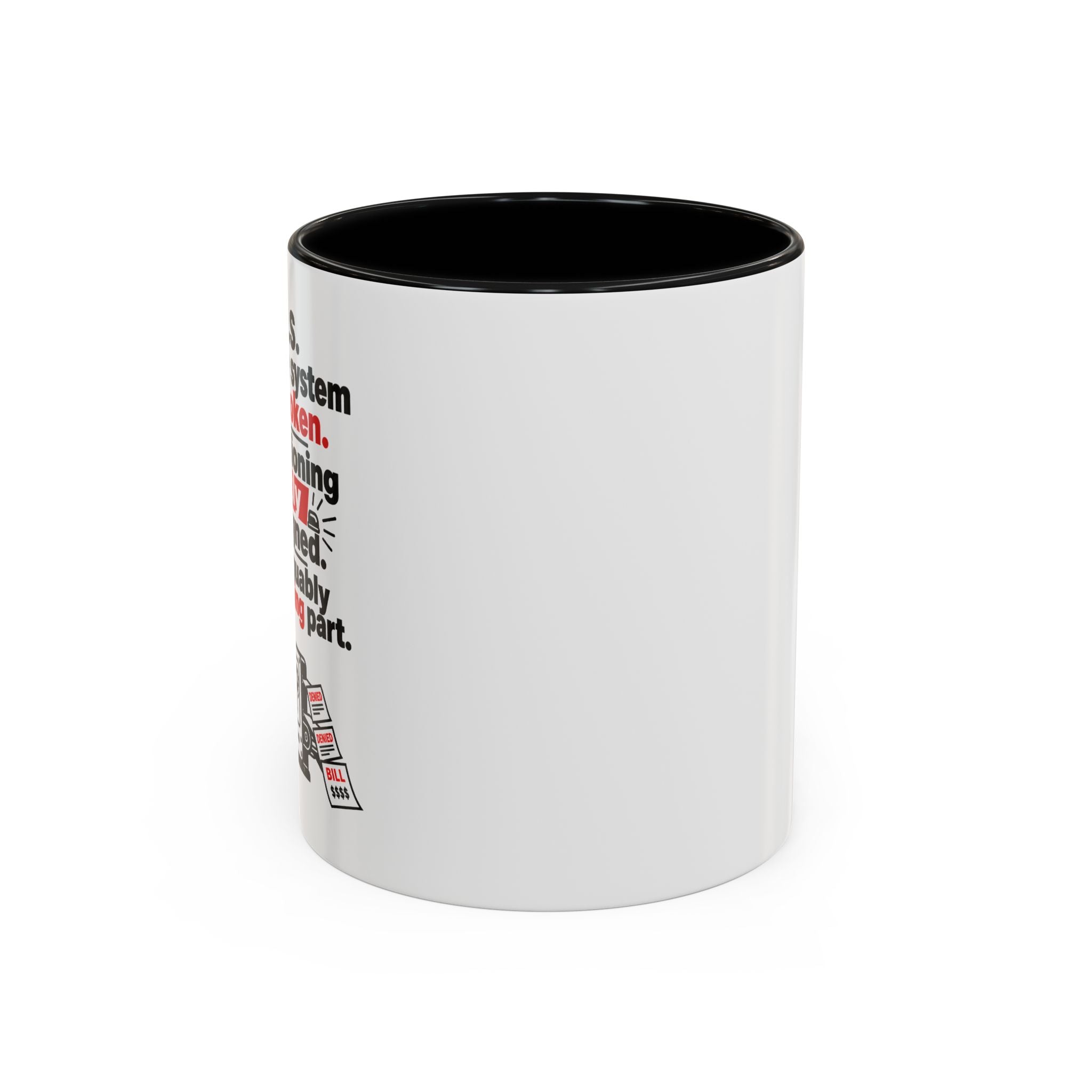 Funny Coffee Mug - 'I Rest My Case' Espresso Lawyer Design (11/15 oz Accent Mug)