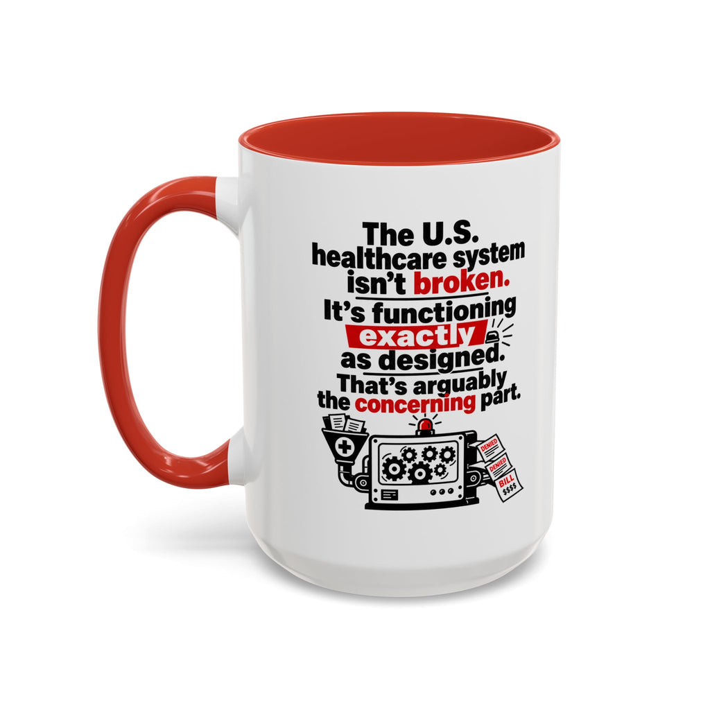 Funny Coffee Mug - 'I Rest My Case' Espresso Lawyer Design (11/15 oz Accent Mug)
