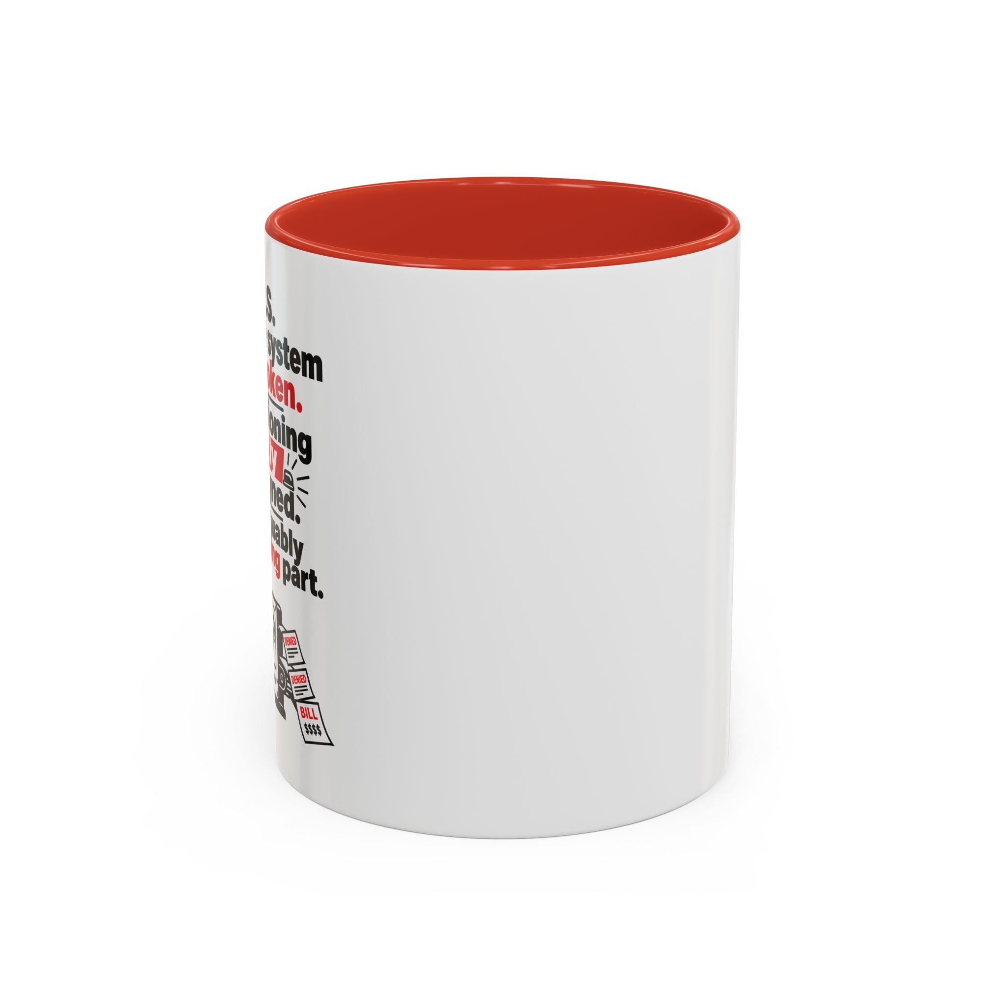 Funny Coffee Mug - 'I Rest My Case' Espresso Lawyer Design (11/15 oz Accent Mug)