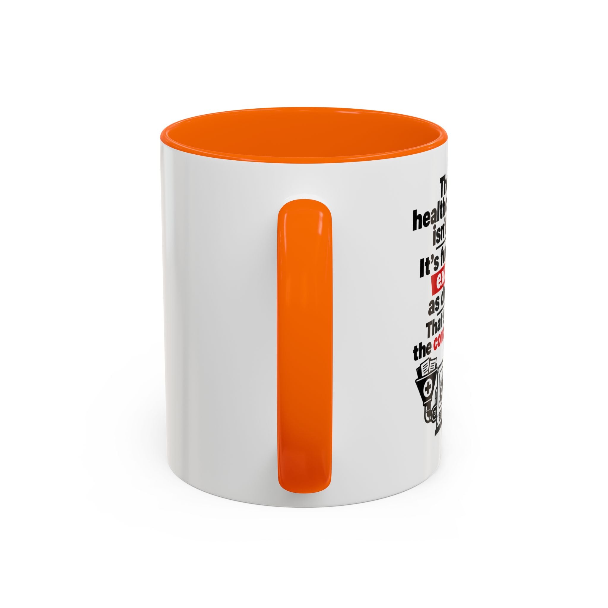 Funny Coffee Mug - 'I Rest My Case' Espresso Lawyer Design (11/15 oz Accent Mug)