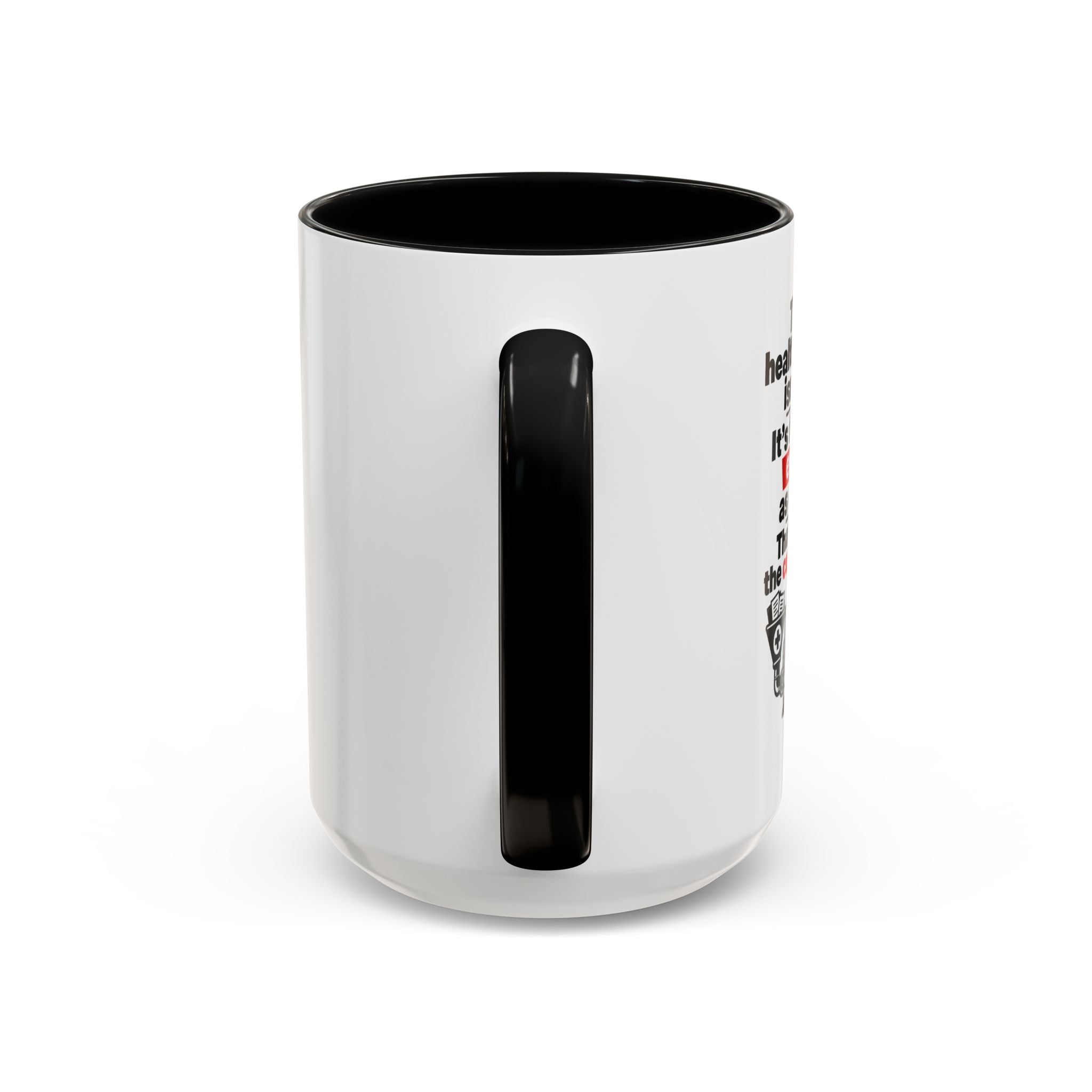 Funny Coffee Mug - 'I Rest My Case' Espresso Lawyer Design (11/15 oz Accent Mug)