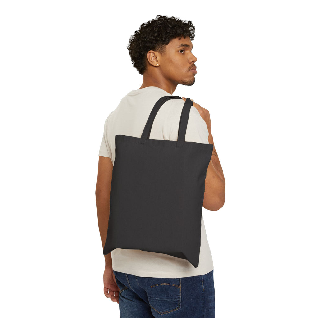 Tote Bag - "Powered by Pasta" Retro Italian Food Graphic Canvas Tote