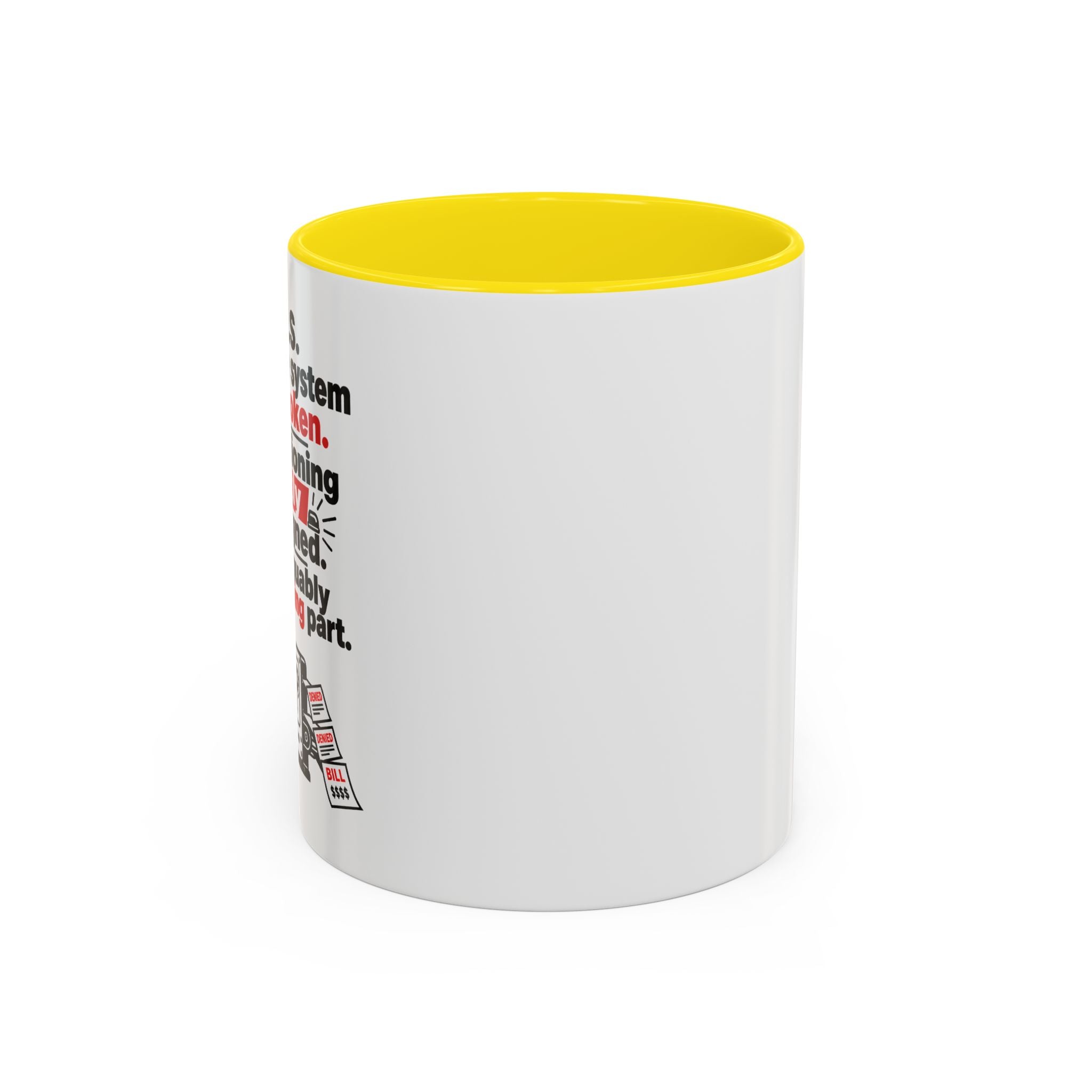 Funny Coffee Mug - 'I Rest My Case' Espresso Lawyer Design (11/15 oz Accent Mug)