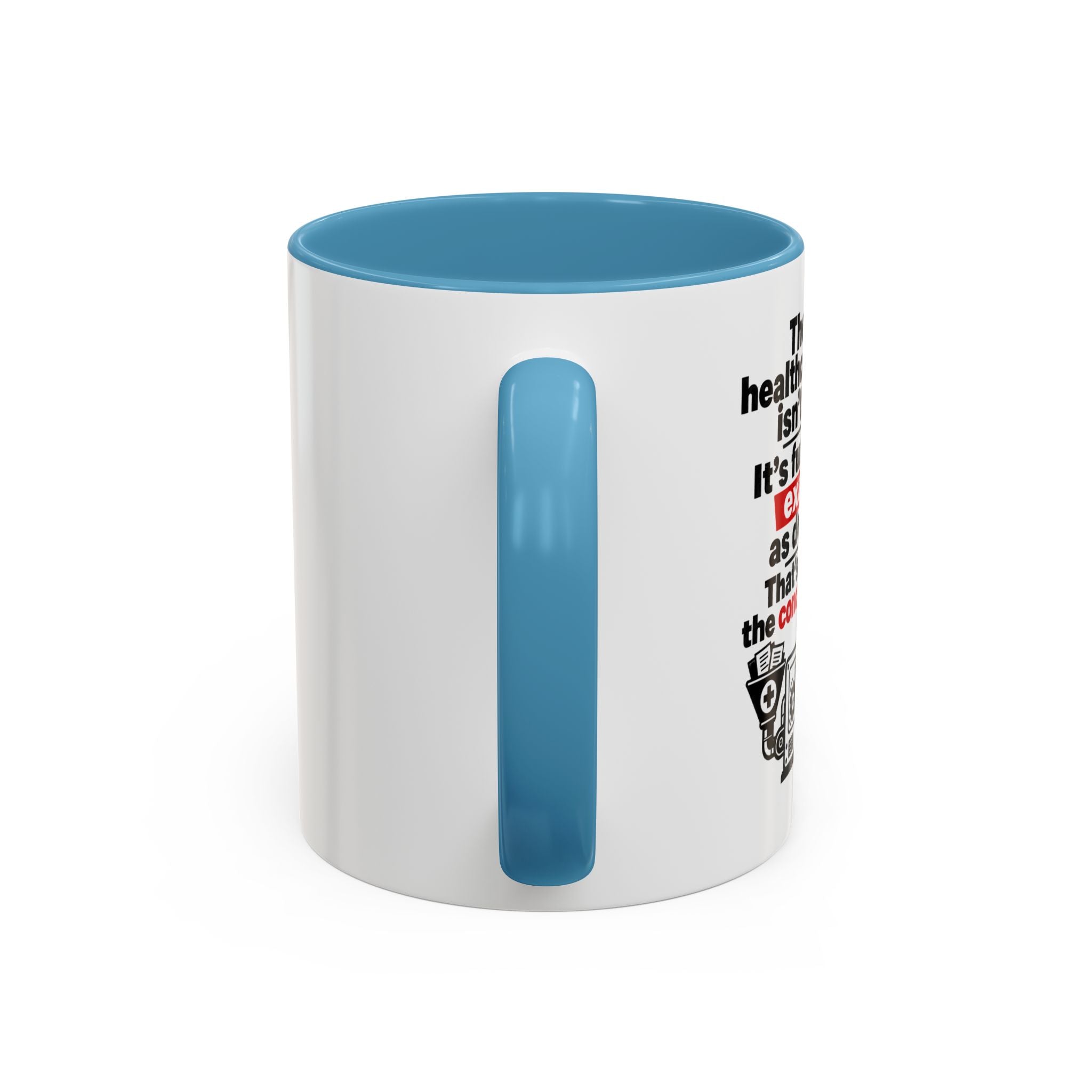 Funny Coffee Mug - 'I Rest My Case' Espresso Lawyer Design (11/15 oz Accent Mug)