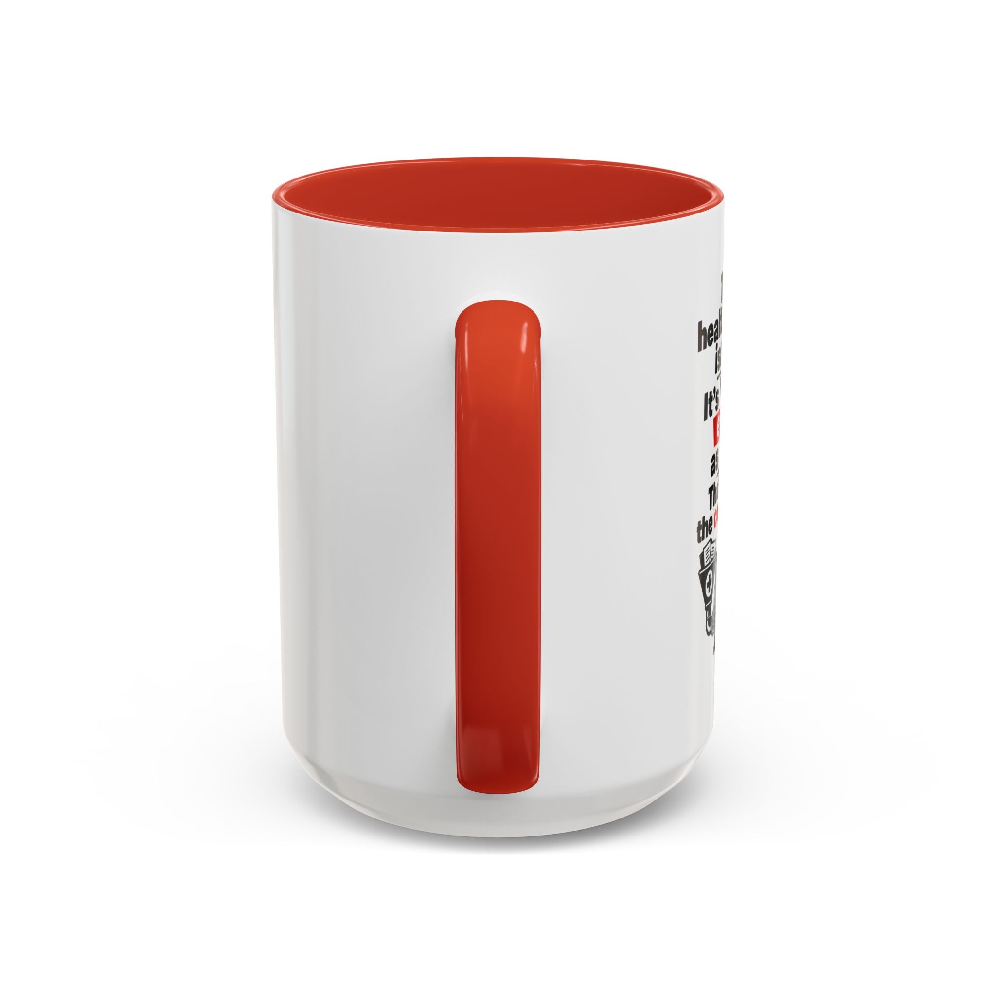 Funny Coffee Mug - 'I Rest My Case' Espresso Lawyer Design (11/15 oz Accent Mug)