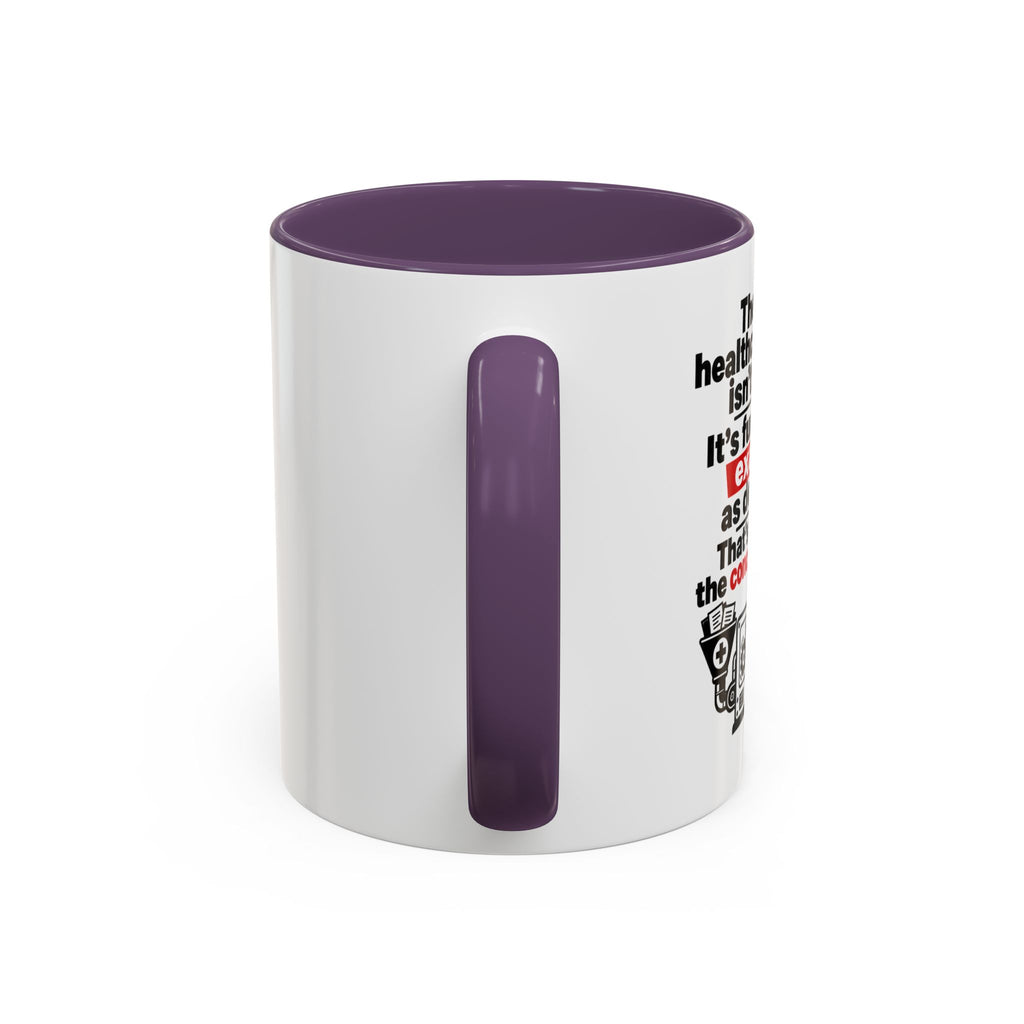 Funny Coffee Mug - 'I Rest My Case' Espresso Lawyer Design (11/15 oz Accent Mug)