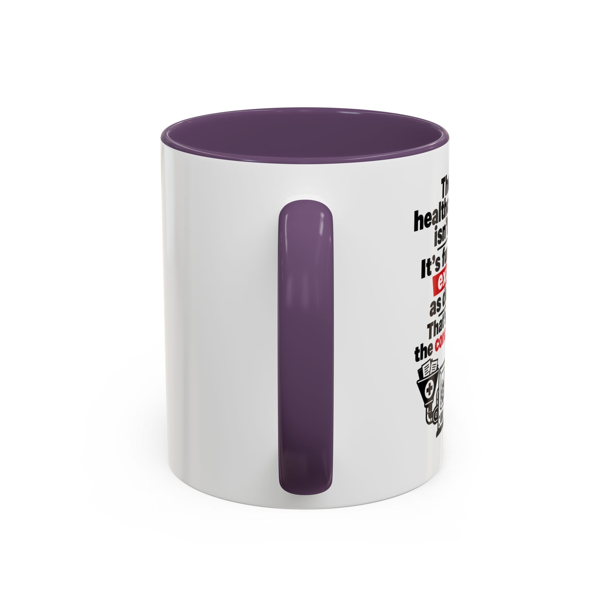 Funny Coffee Mug - 'I Rest My Case' Espresso Lawyer Design (11/15 oz Accent Mug)