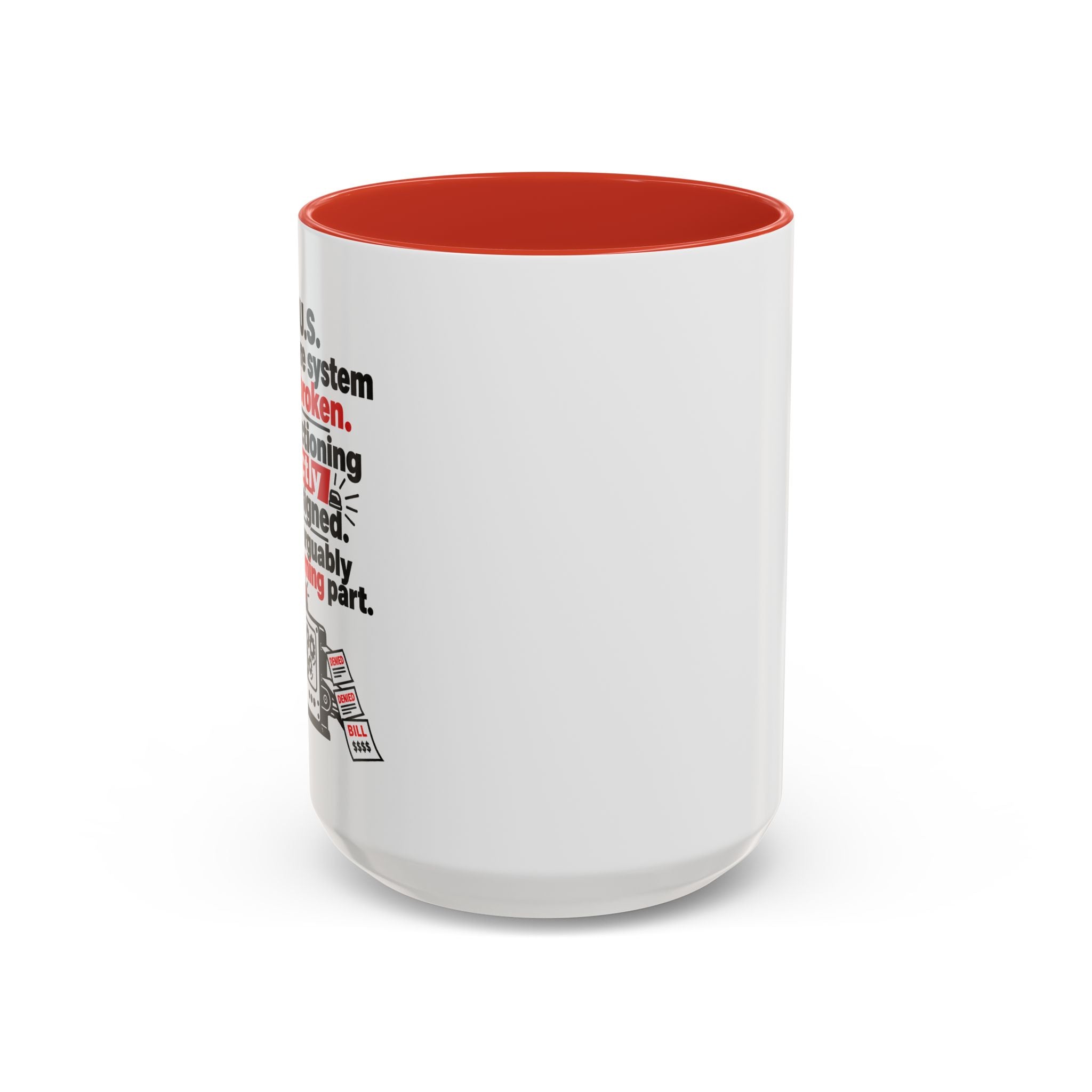 Funny Coffee Mug - 'I Rest My Case' Espresso Lawyer Design (11/15 oz Accent Mug)