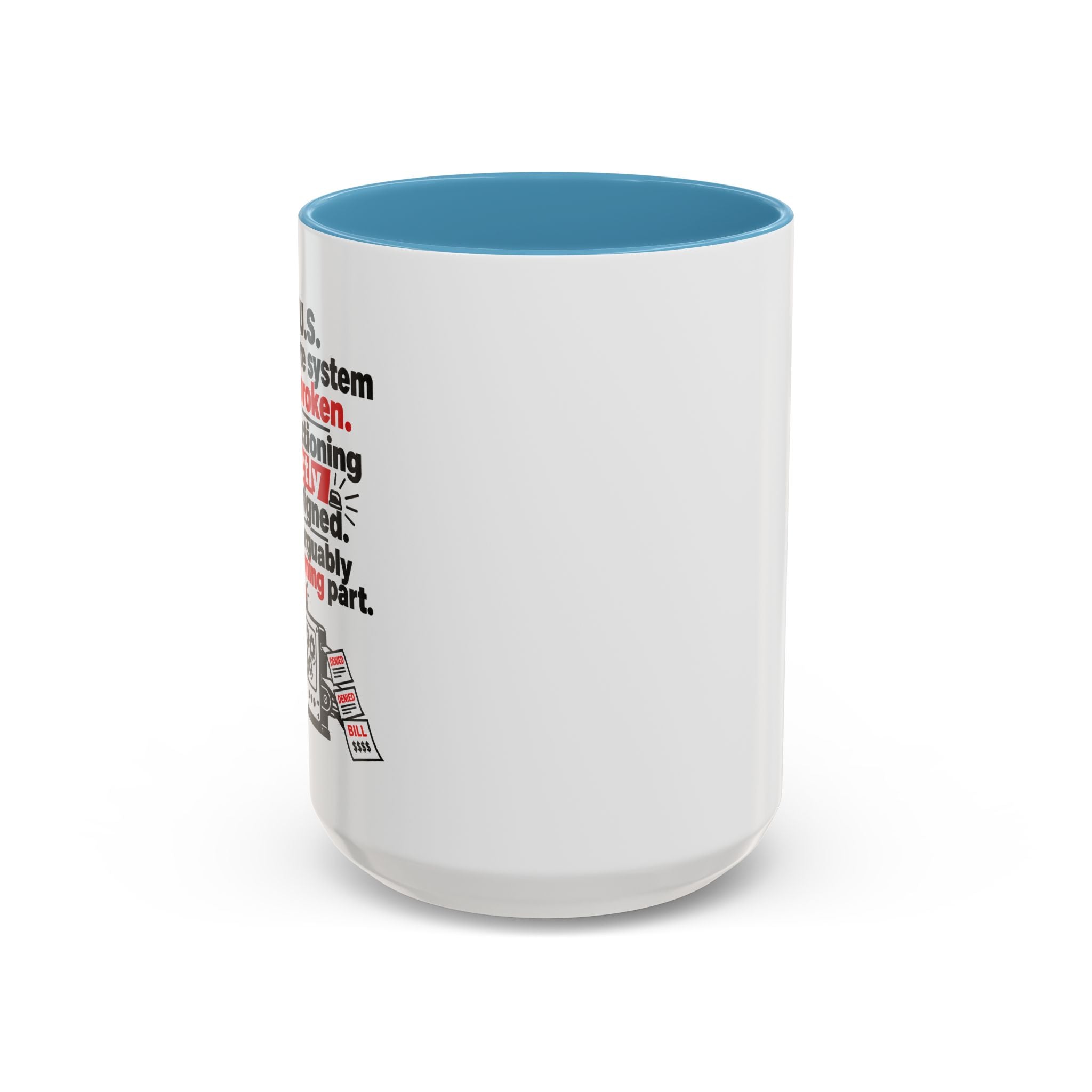 Funny Coffee Mug - 'I Rest My Case' Espresso Lawyer Design (11/15 oz Accent Mug)