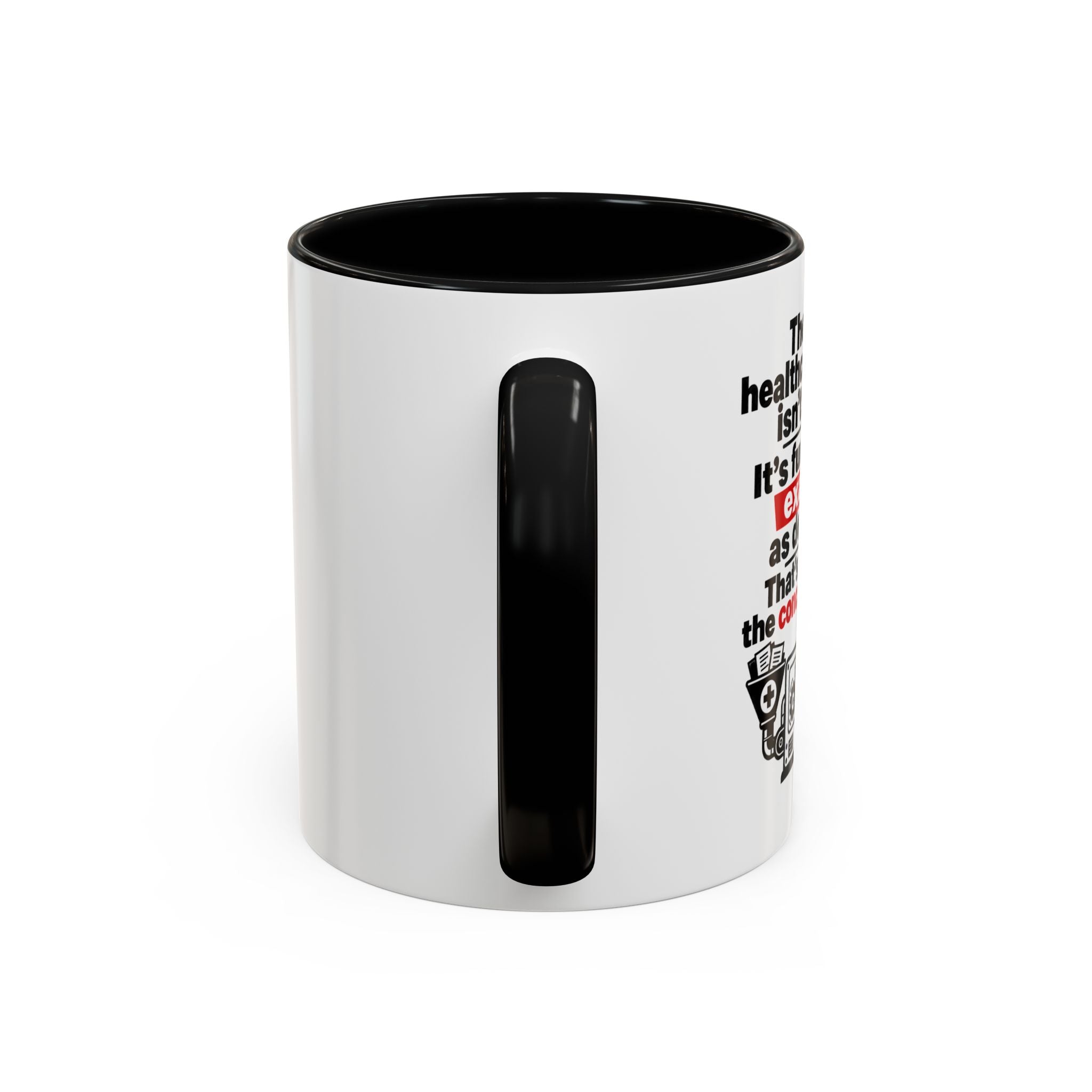 Funny Coffee Mug - 'I Rest My Case' Espresso Lawyer Design (11/15 oz Accent Mug)