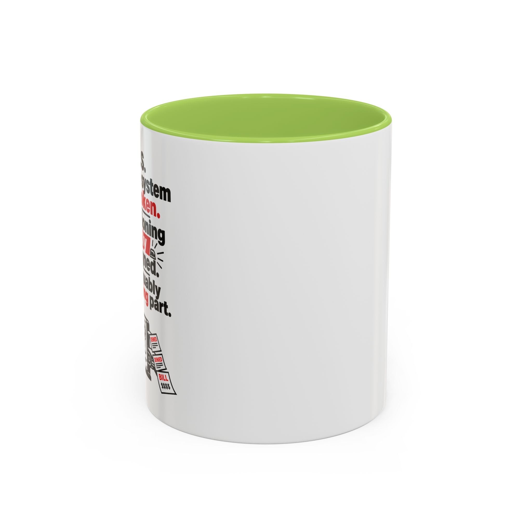 Funny Coffee Mug - 'I Rest My Case' Espresso Lawyer Design (11/15 oz Accent Mug)