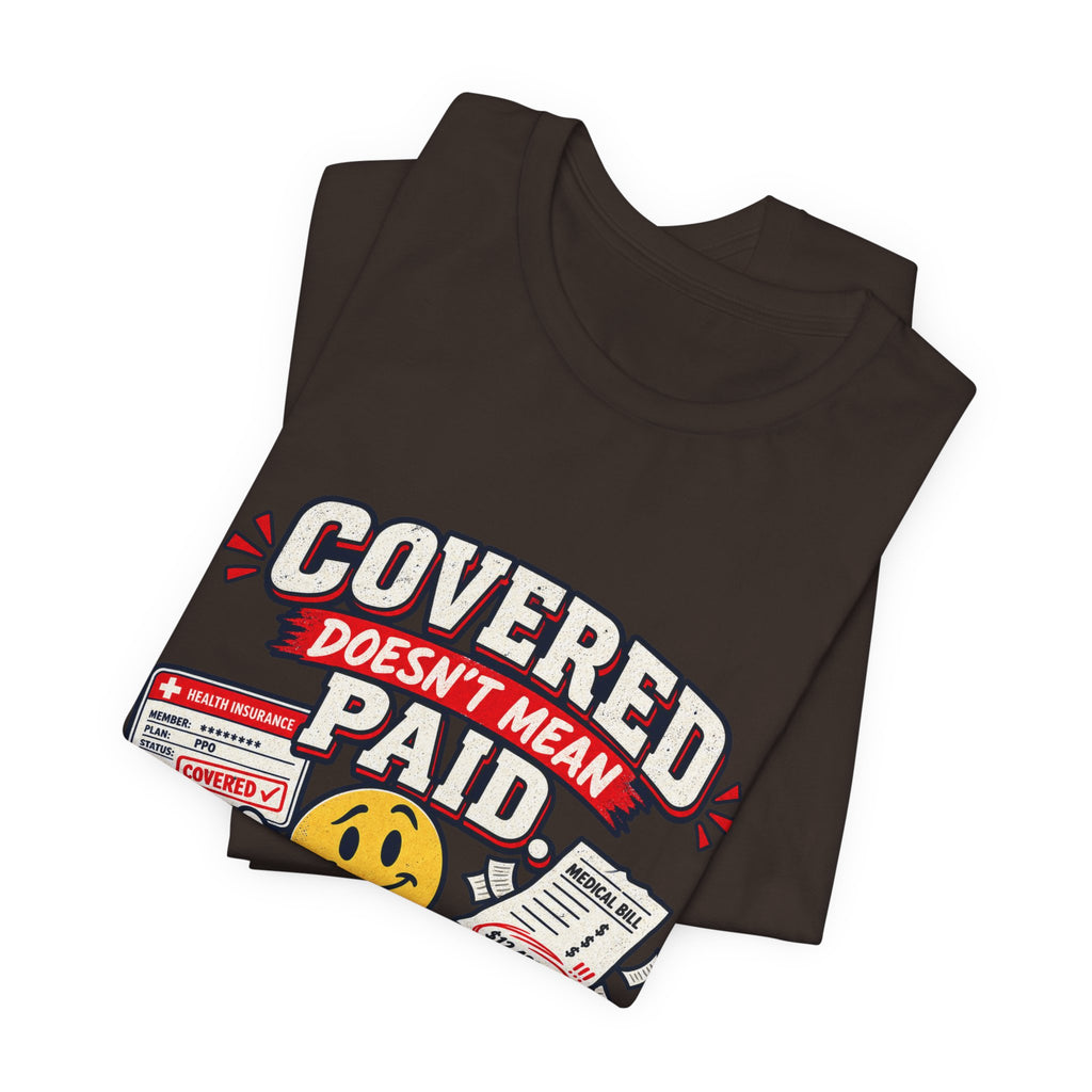 Covered By The Blood T-Shirt — Retro Christian Smiley Face Faith Tee